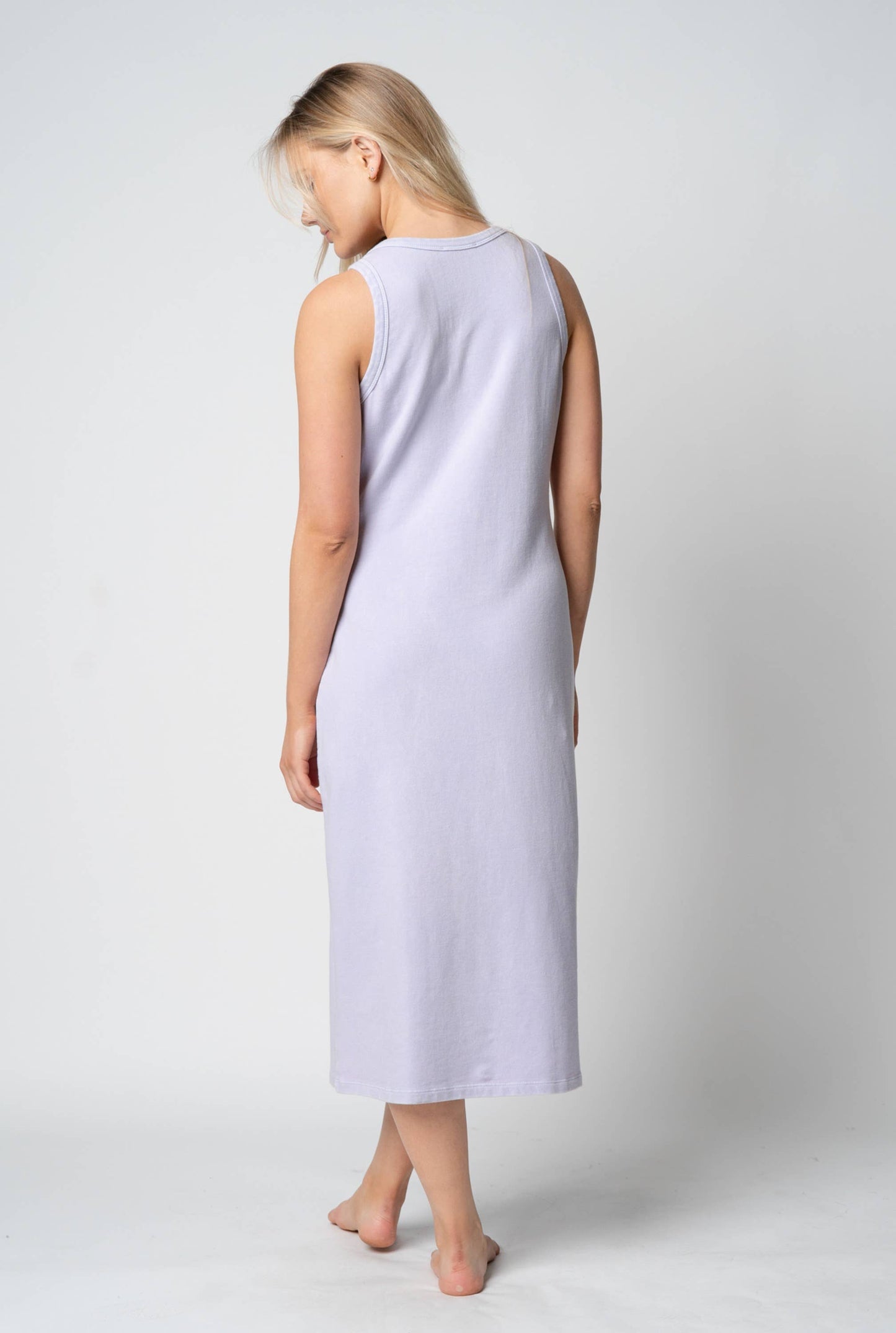 Casual Shift Tank Midi Dress