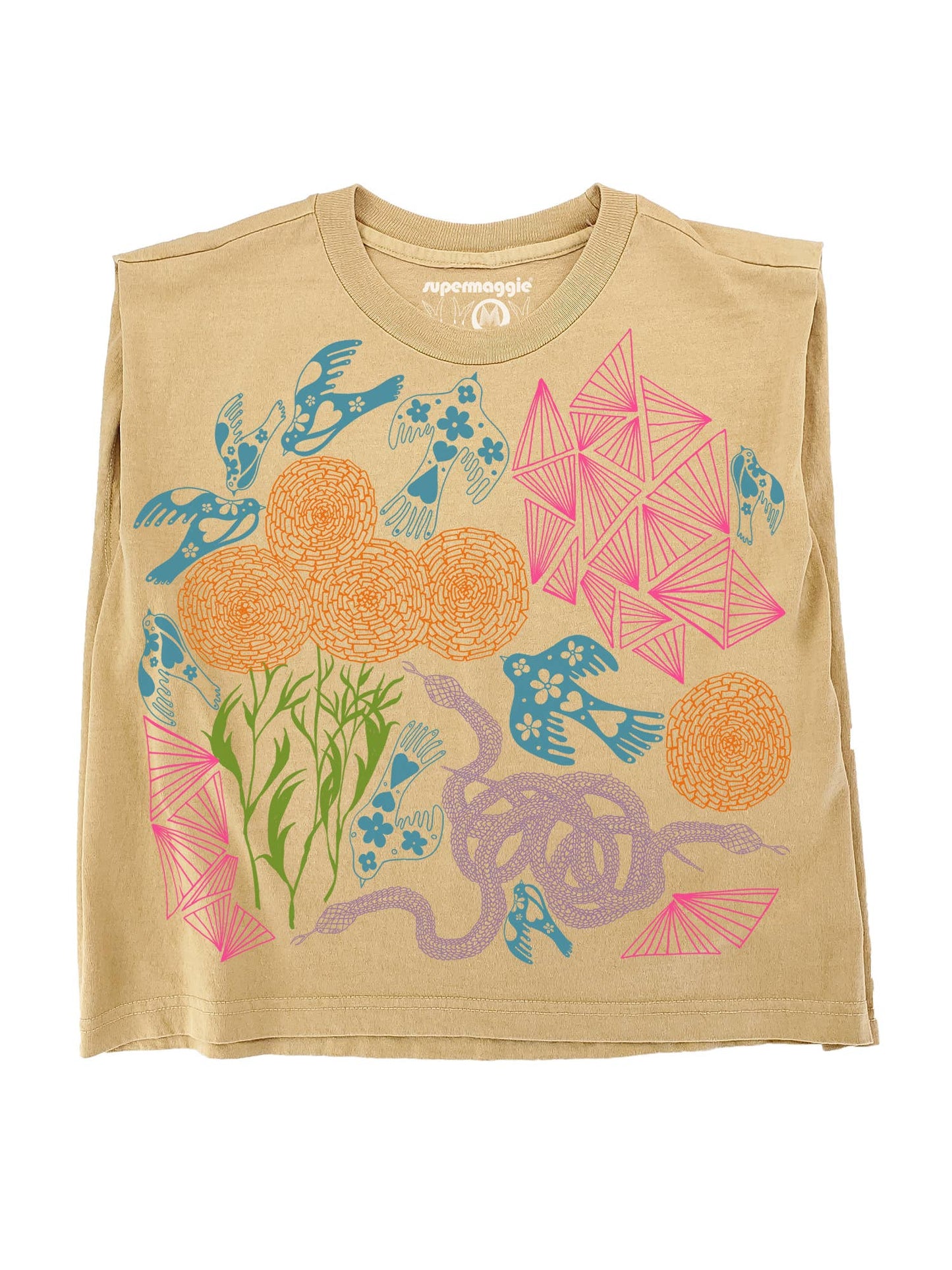 Secret Garden Maisie Heavyweight Muscle Tee