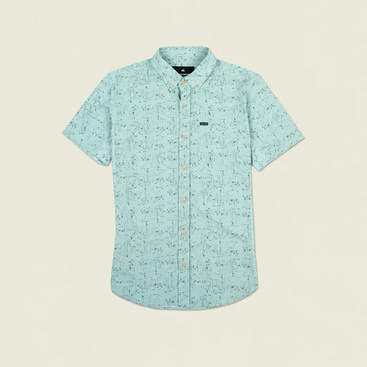 Men's Vista Stretch Button Down - Green Loam
