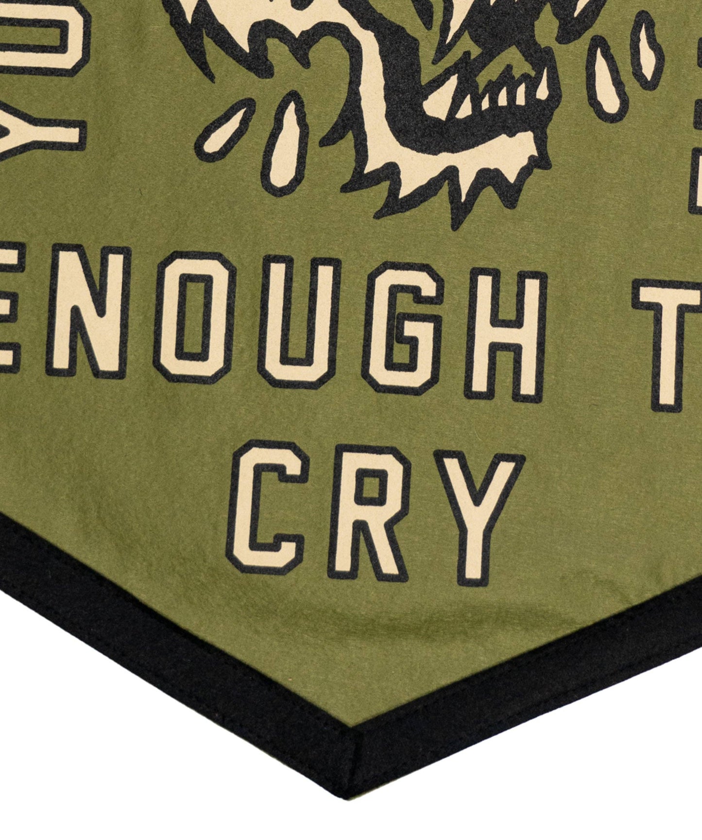 You Don’t Care For Me Enough To Cry Camp Flag • John Moreland x Oxford Pennant