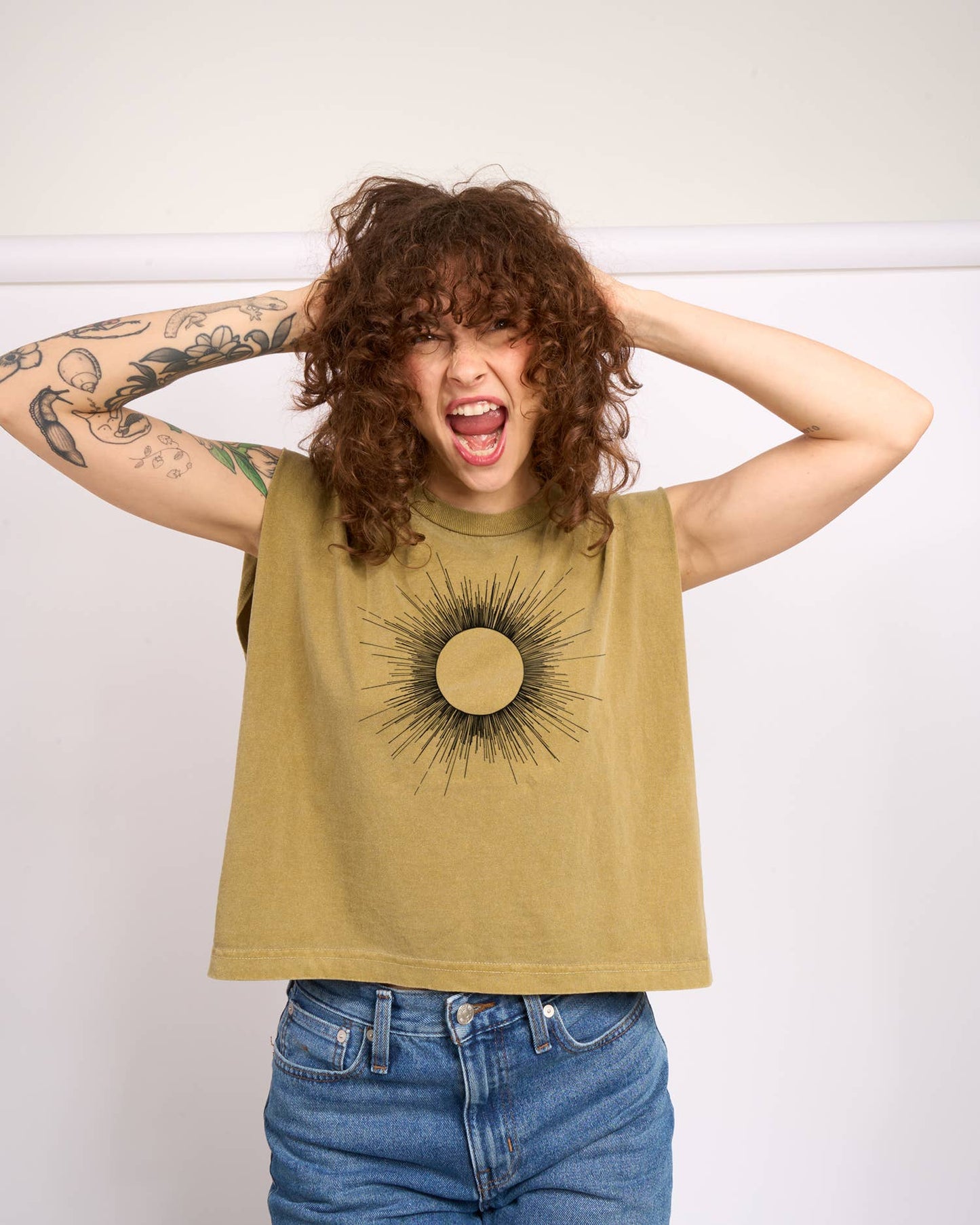 Eclipse Joan Heavyweight Muscle Tee