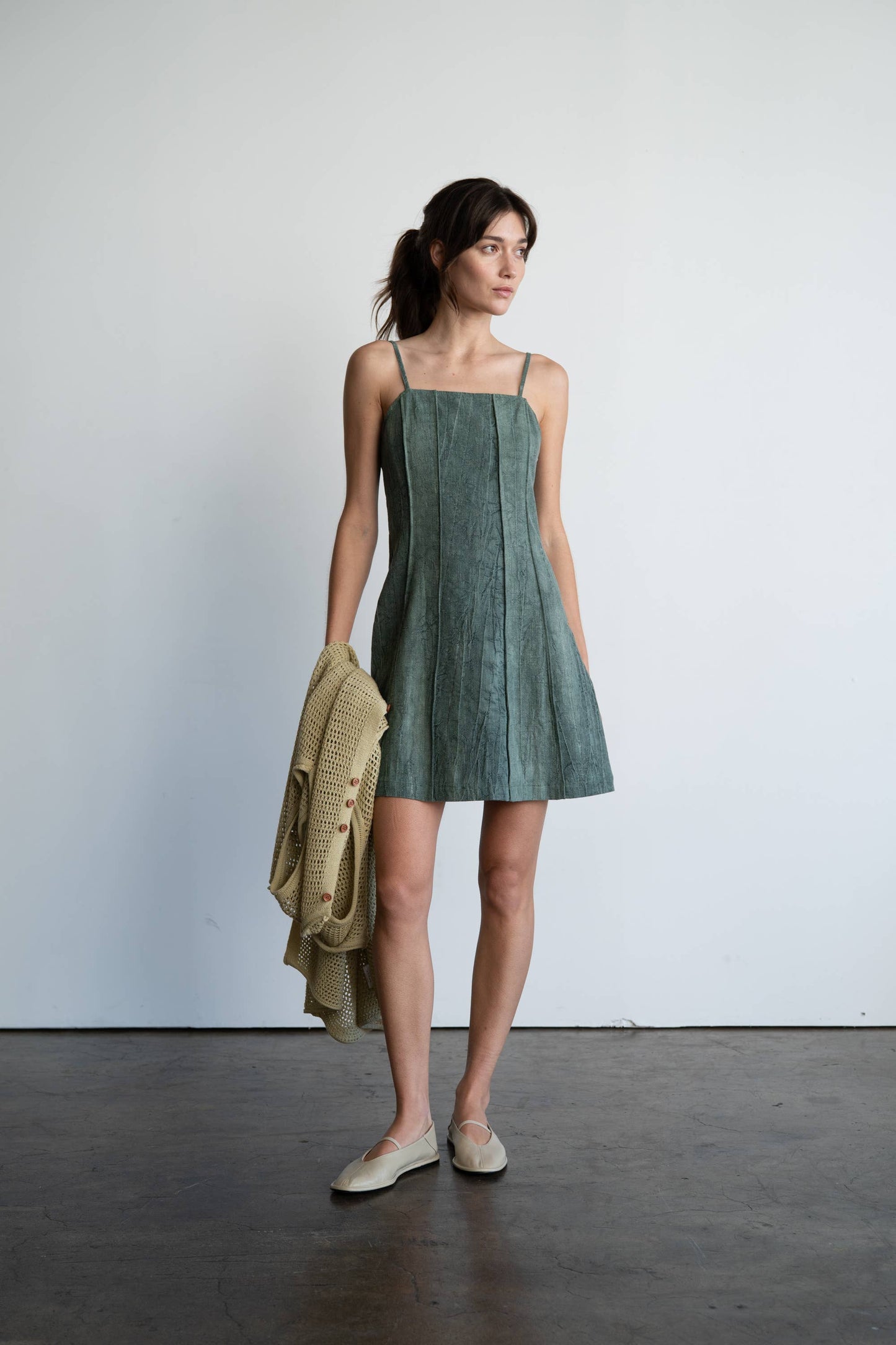Linen Strappy Dress