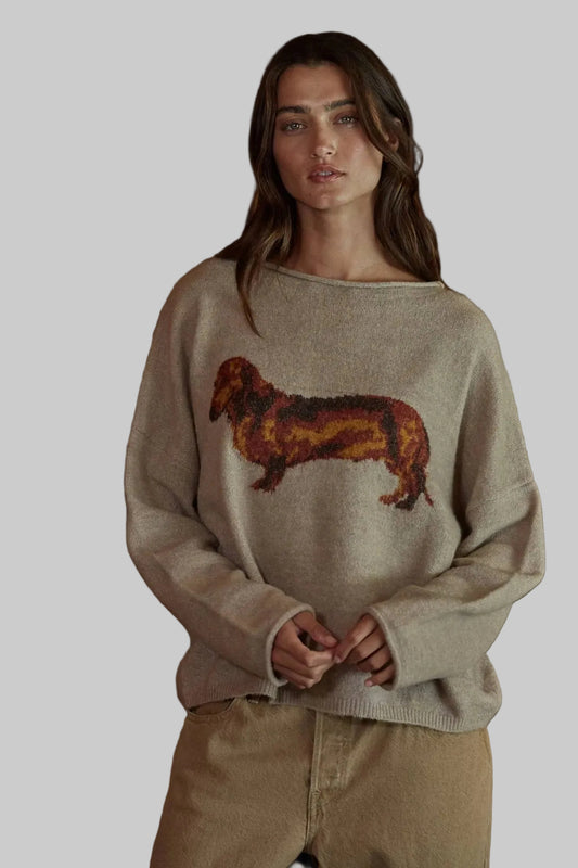 Peanut Dachshund Sweater