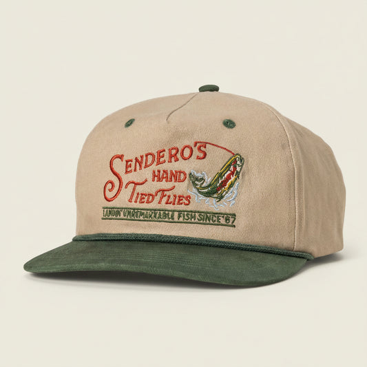 Hand Tied Flies Hat - Sendero
