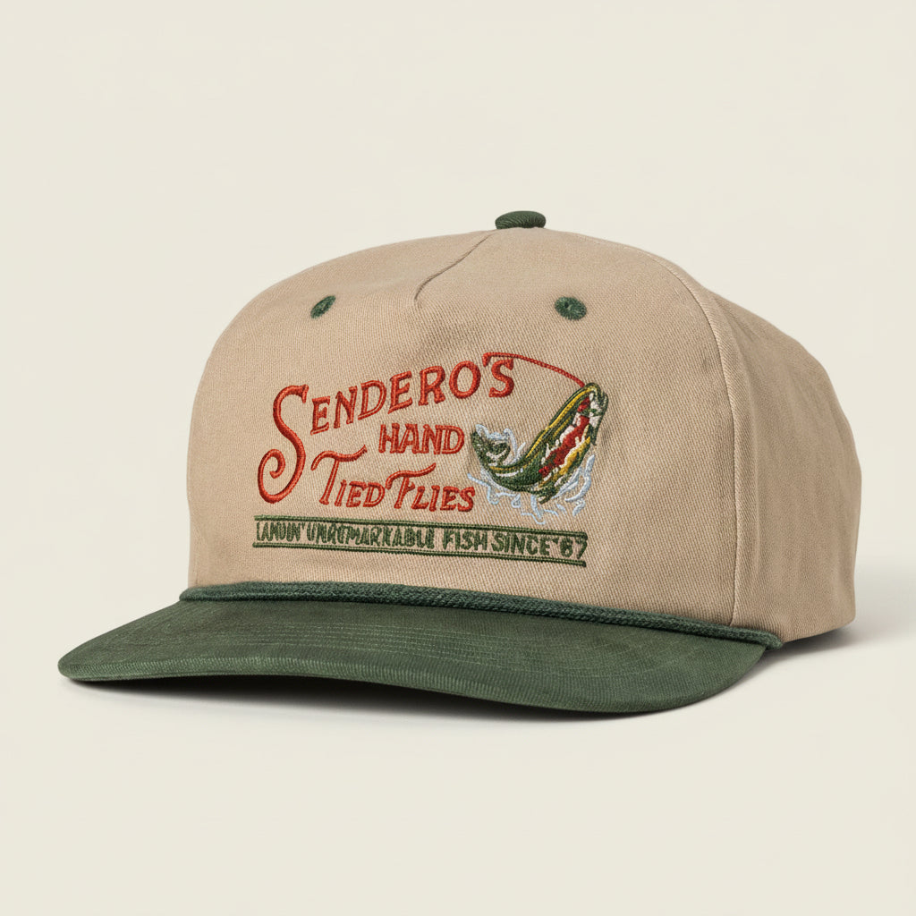 Hand Tied Flies Hat - Sendero