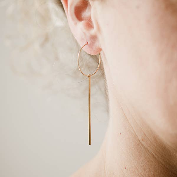 Flux Hoop Earrings