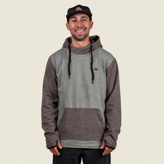 Men's Torreys Fleece Hoodie - Brown + Pine