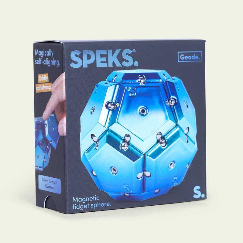 Geode Chrome Sphere Fidget Toy - Speks