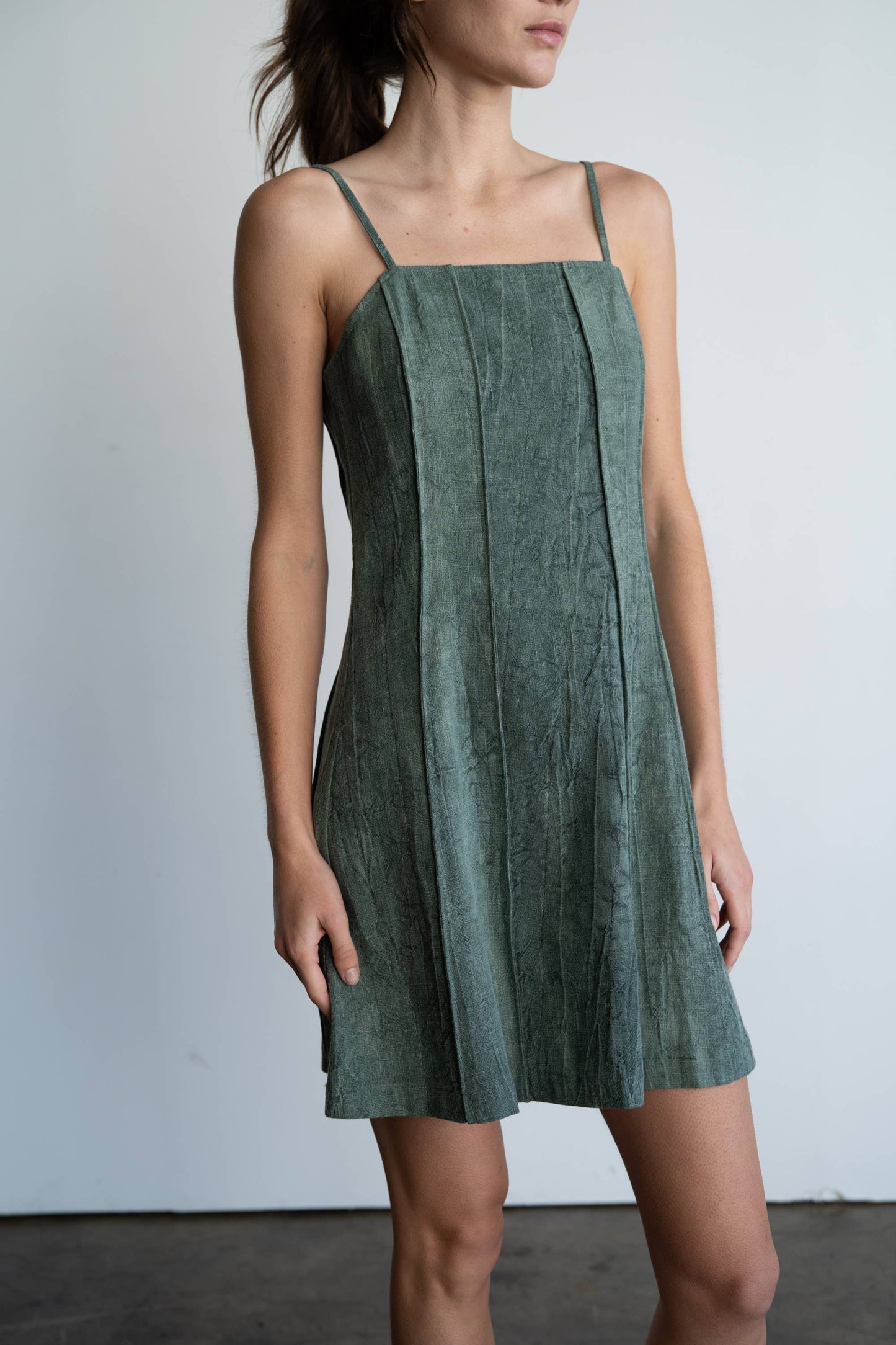 Linen Strappy Dress