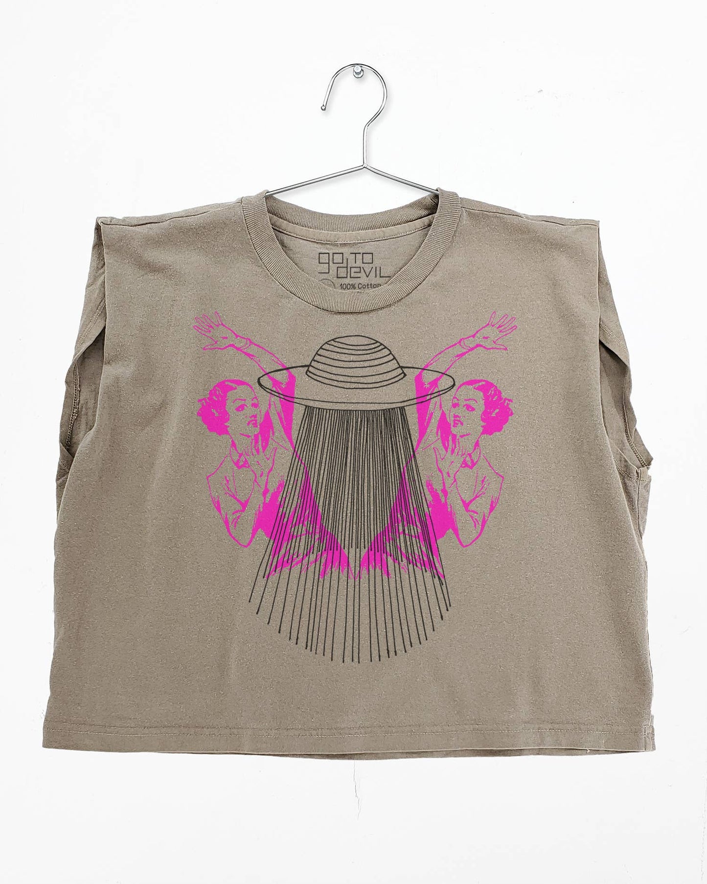 UFO Ladies Joan Heavyweight Muscle Tee