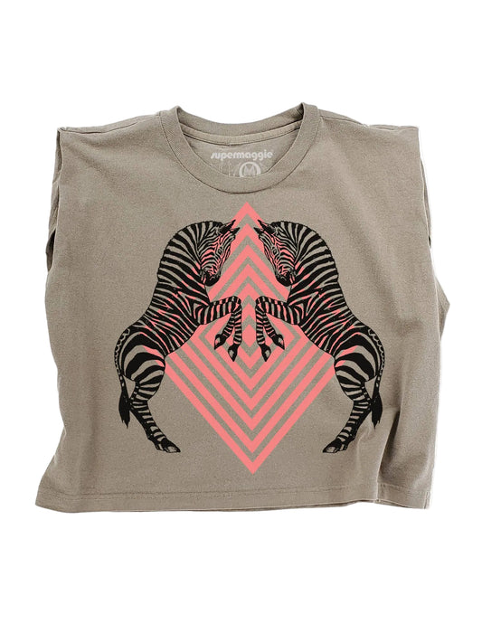 Zebras Maisie Heavyweight Muscle Tee