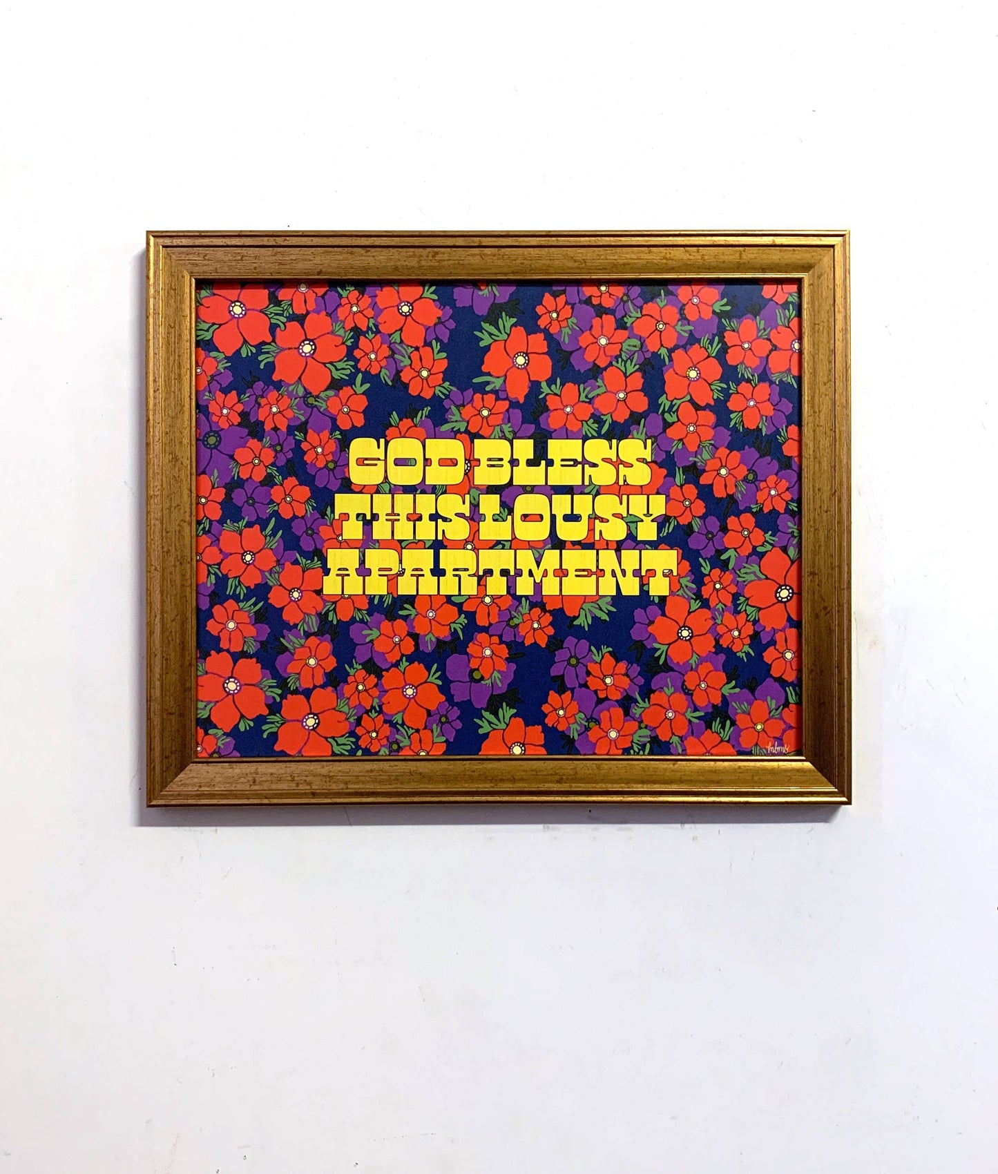 God Bless this Lousy Apartment - 11 x 14 print - MBMB