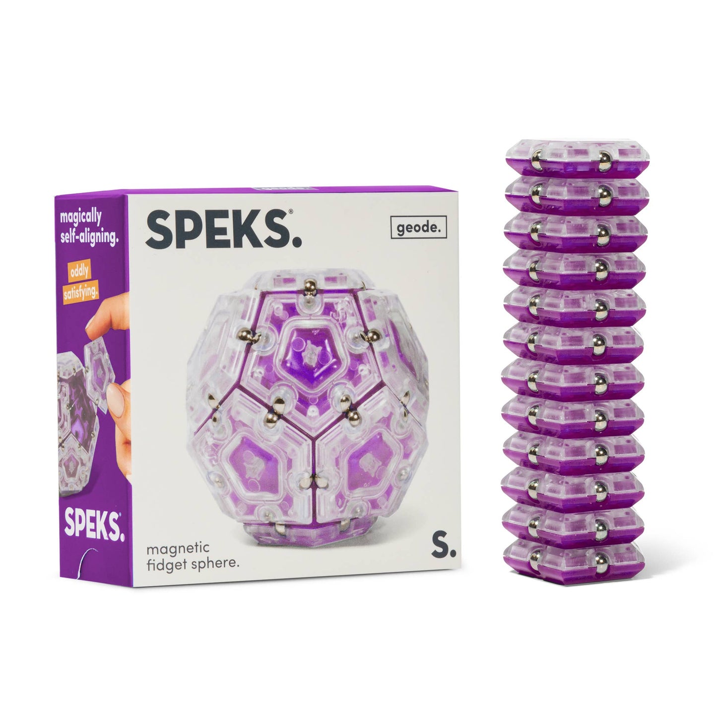 Geode Sphere Fidget Toy - Speks