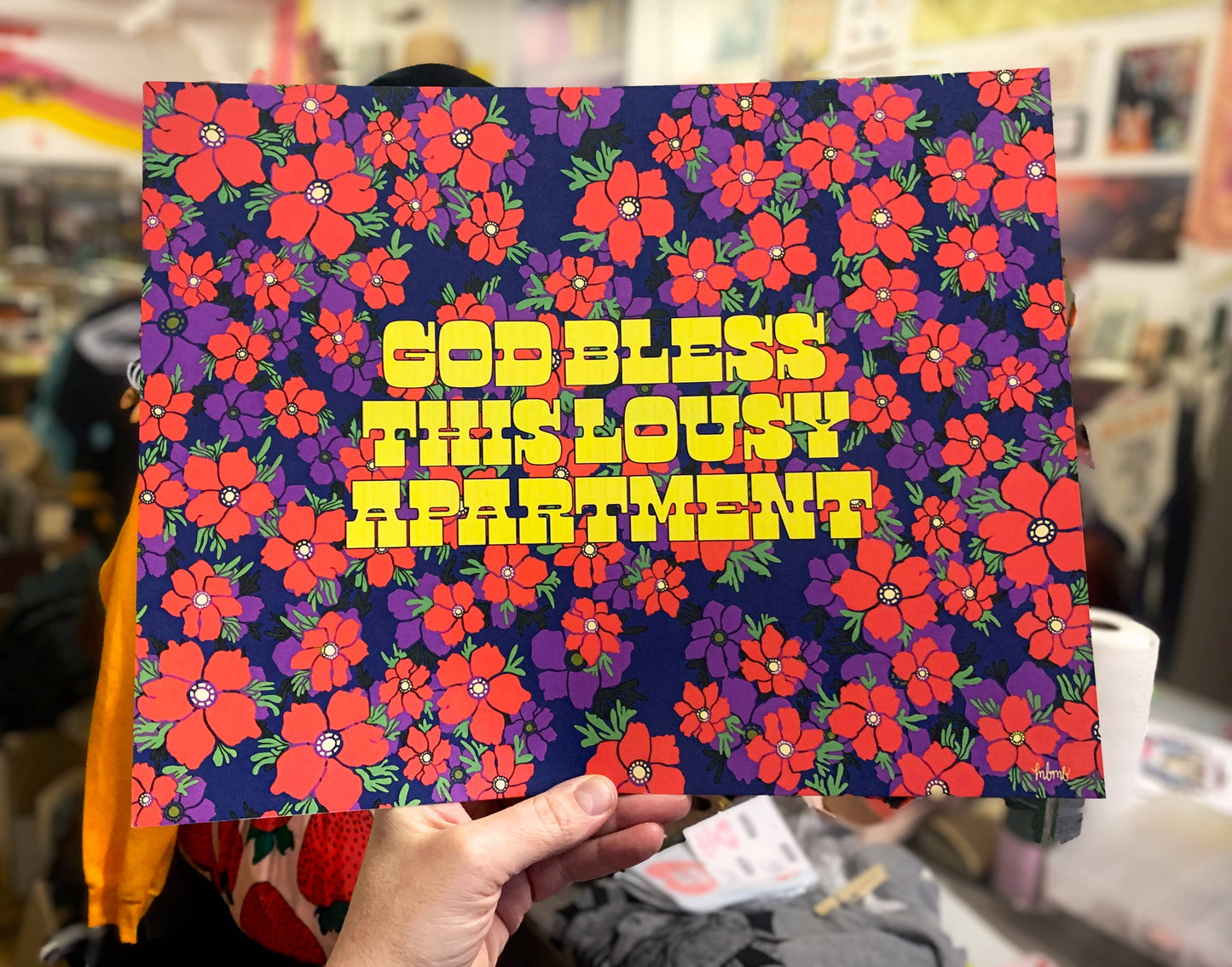 God Bless this Lousy Apartment - 11 x 14 print - MBMB