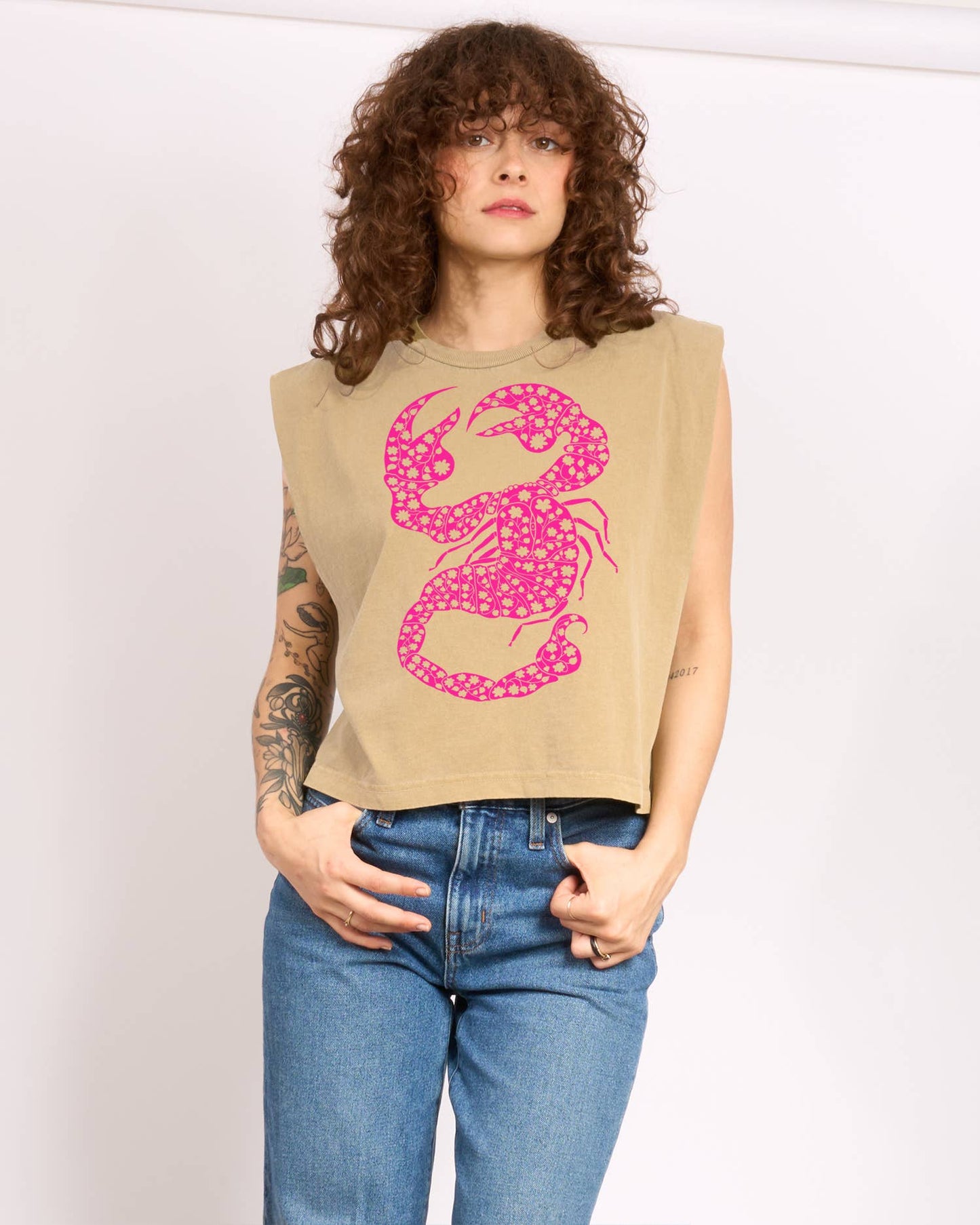 Scorpion Joan Heavyweight Muscle Tee