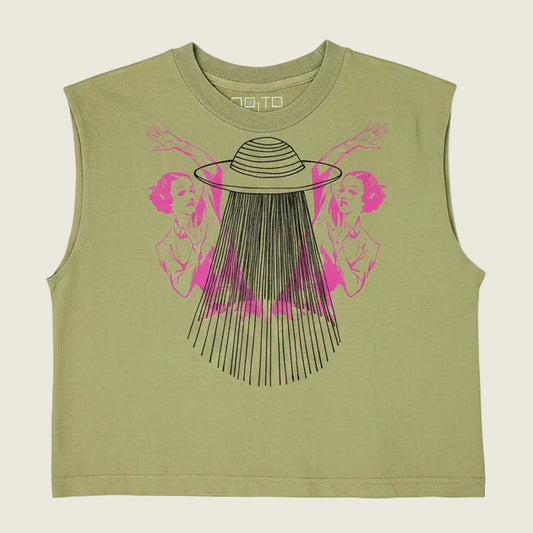 UFO Ladies Joan Heavyweight Muscle Tee