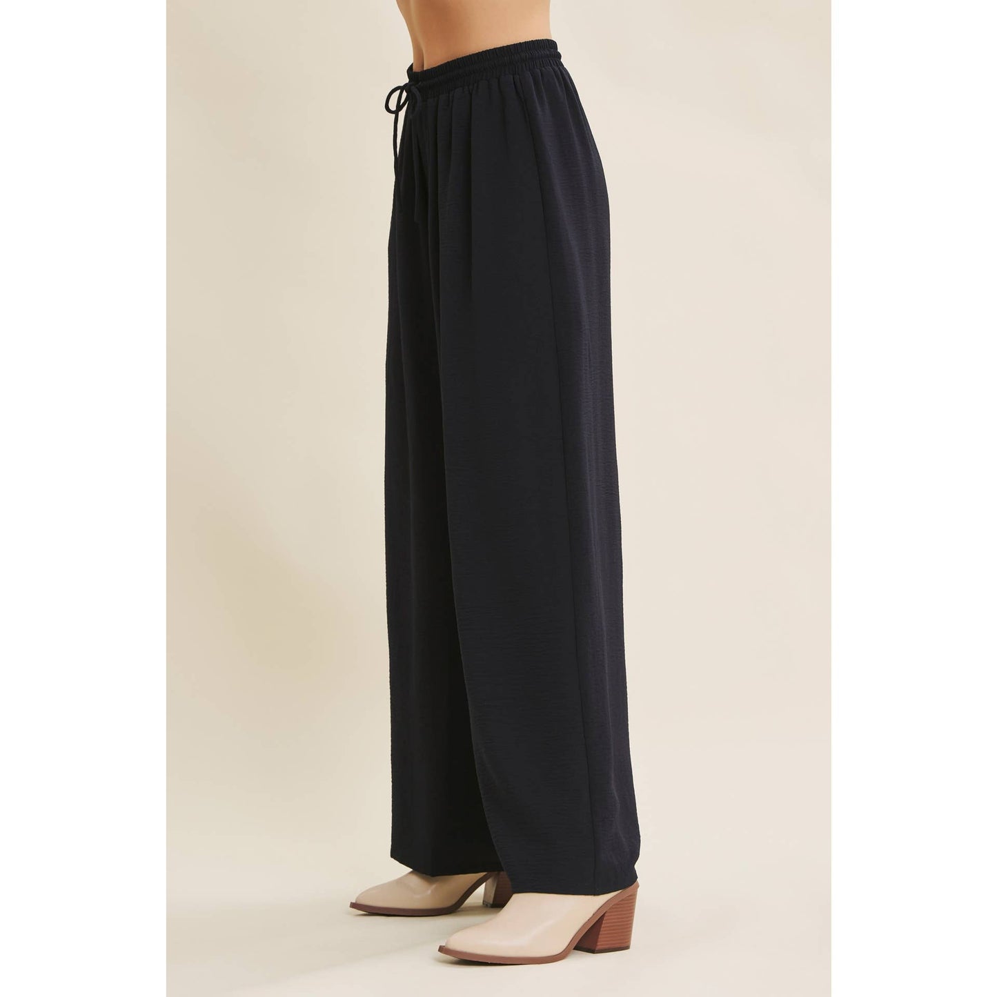 High Waist Wide Leg Mocha Pants