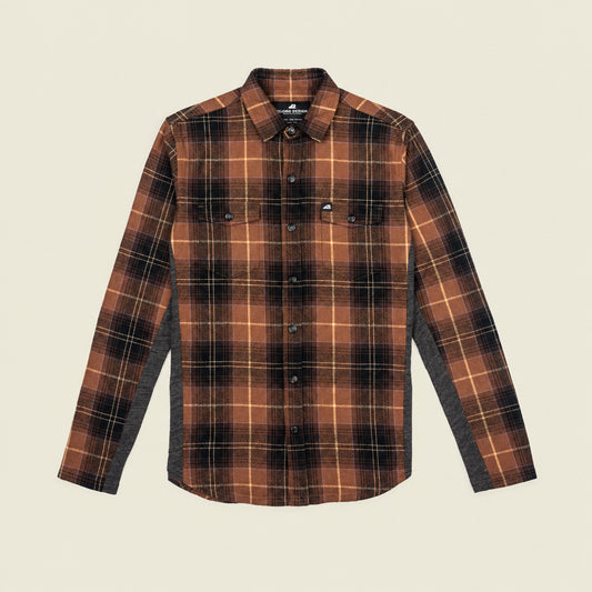 Men's Deadline Tek Flannel - Estes Brown