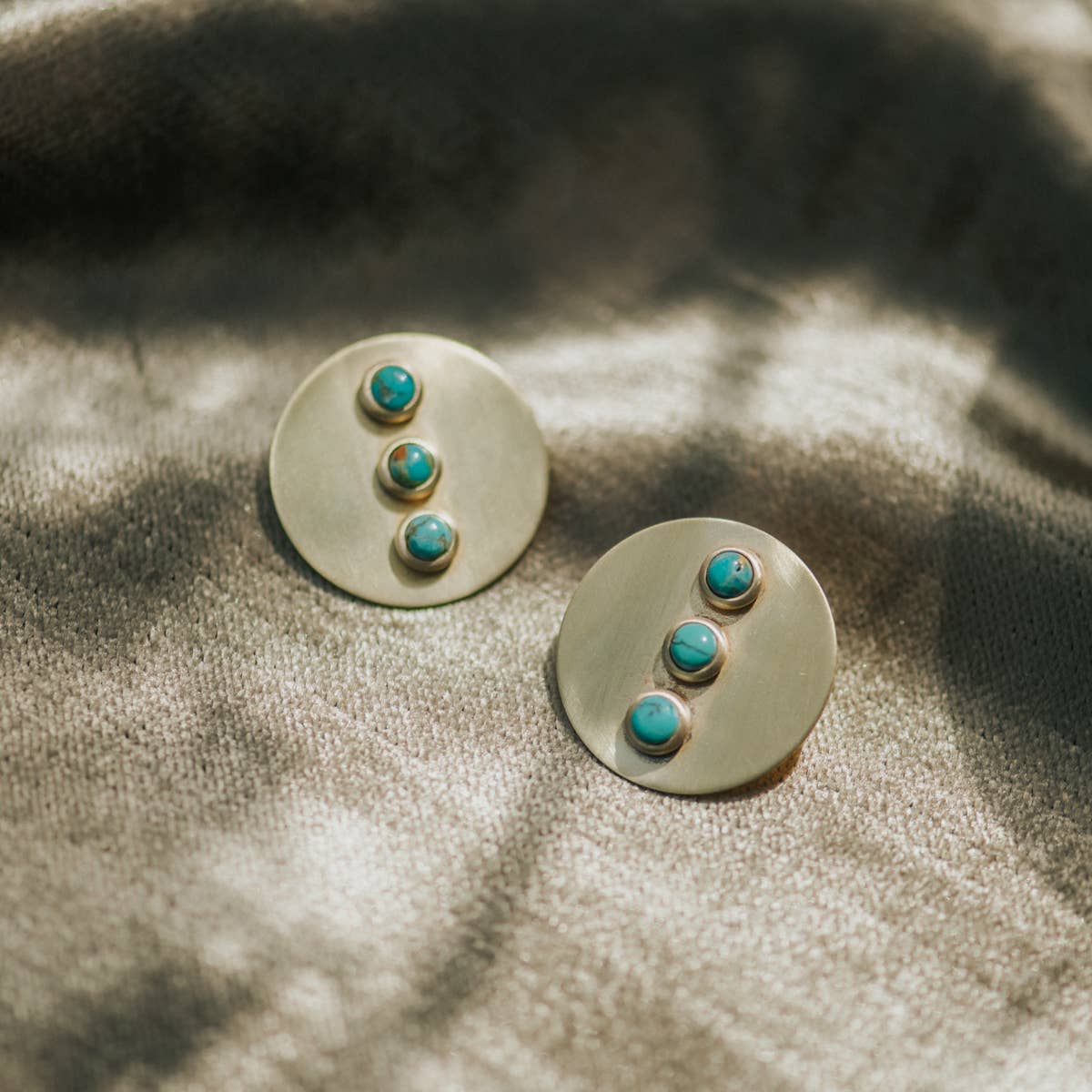 Gallatin Studs // Turquoise