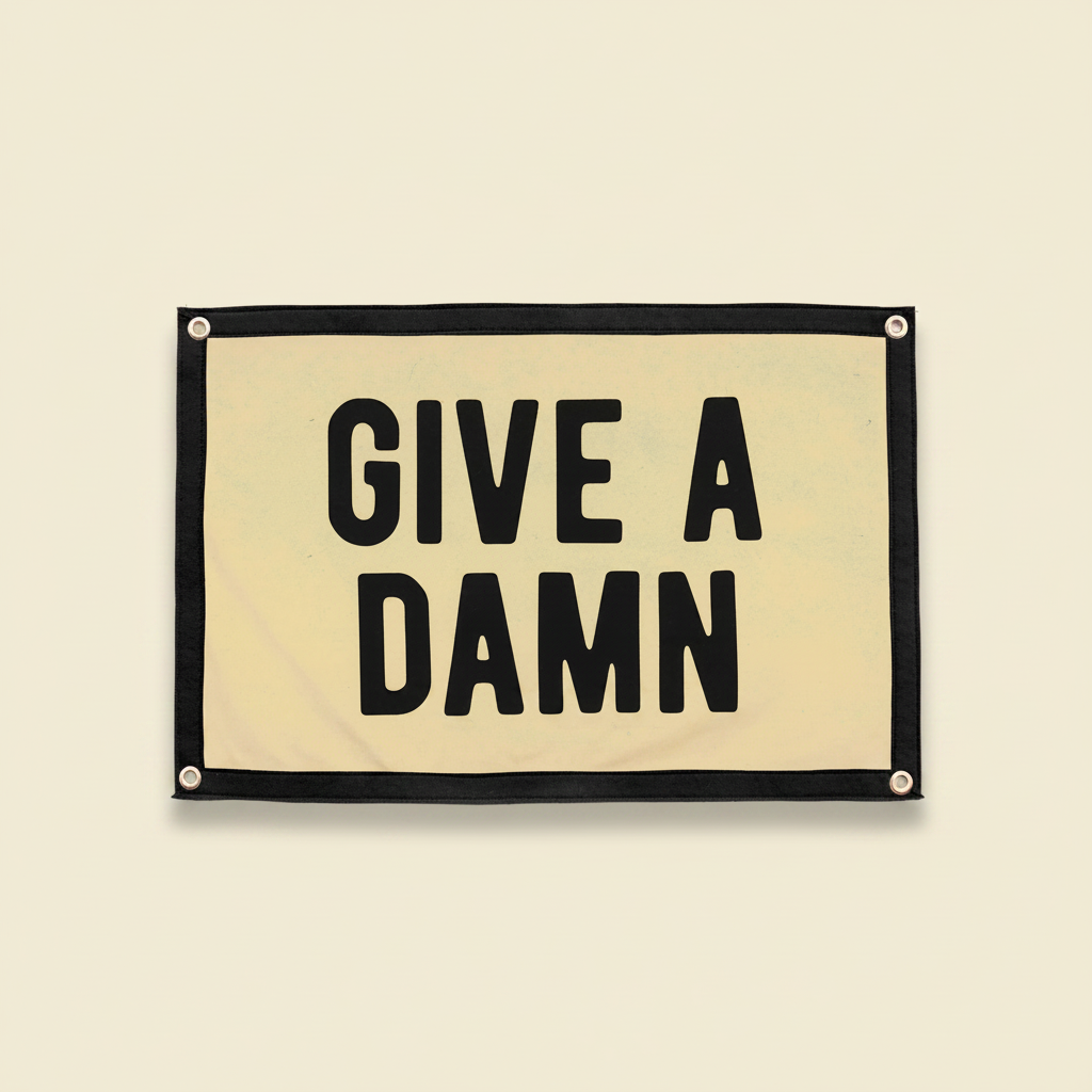 Give A Damn Camp Flag