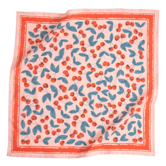 No. 077 Cherry Bandana - Handker