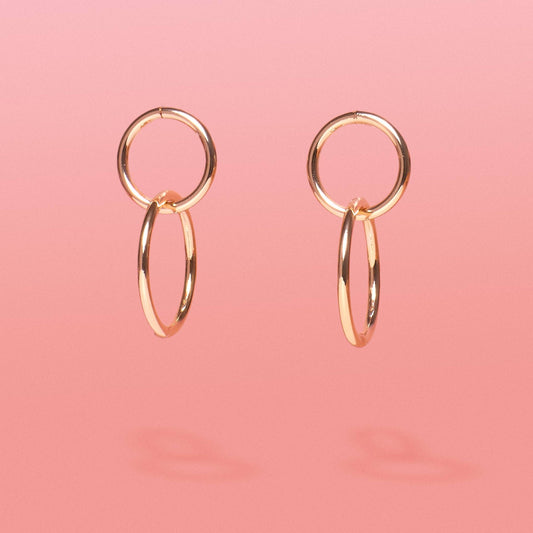 Chai Gold 2 Tier hoops