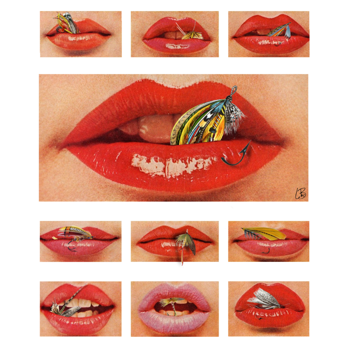 Rip My Lips Print