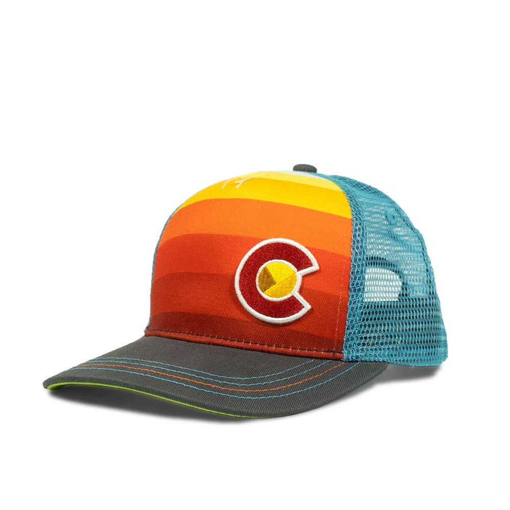Colorado Lil' Fit Sunset Fader Curve Bill Hat