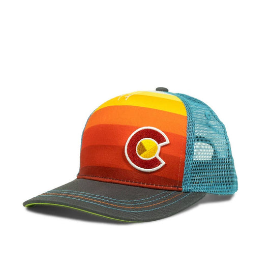 Colorado Lil' Fit Sunset Fader Curve Bill Hat