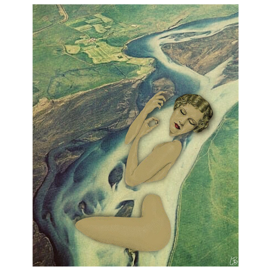 River Runs Through Her Print
